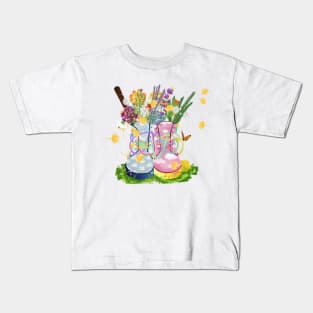 Witchy boots Kids T-Shirt